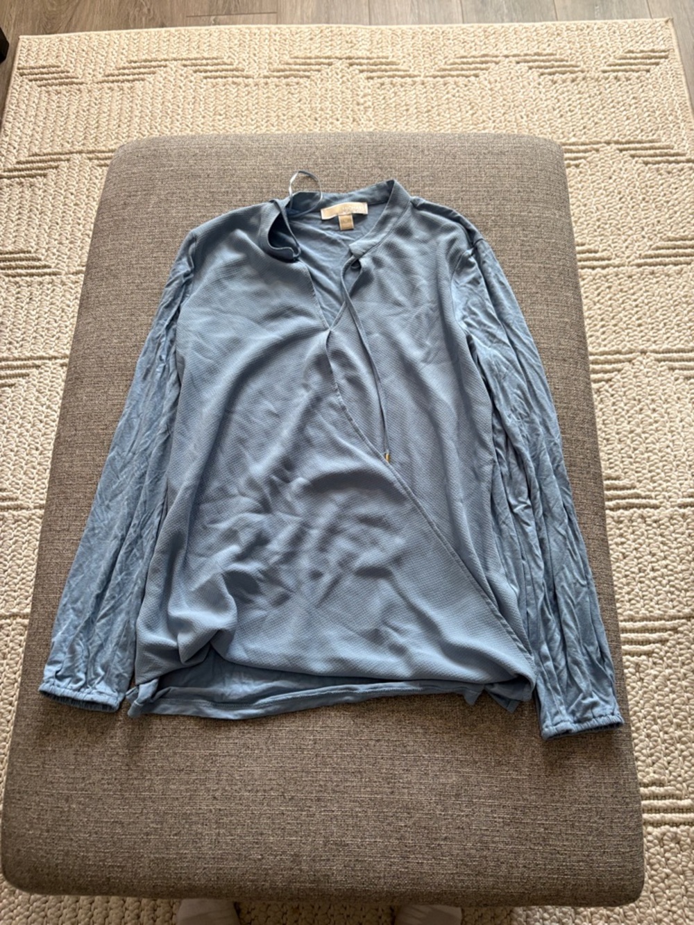 Michael Kors Light Blue A-Line Skirt